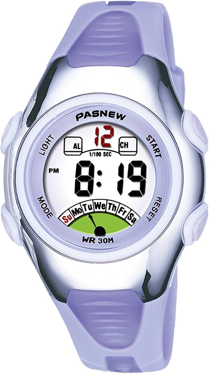 Pasnew Orologio per bambini (bambino, bambina), impermeabile, da