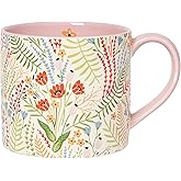 Jubilee Bouquet Stoneware Mug In A Box, 14 oz