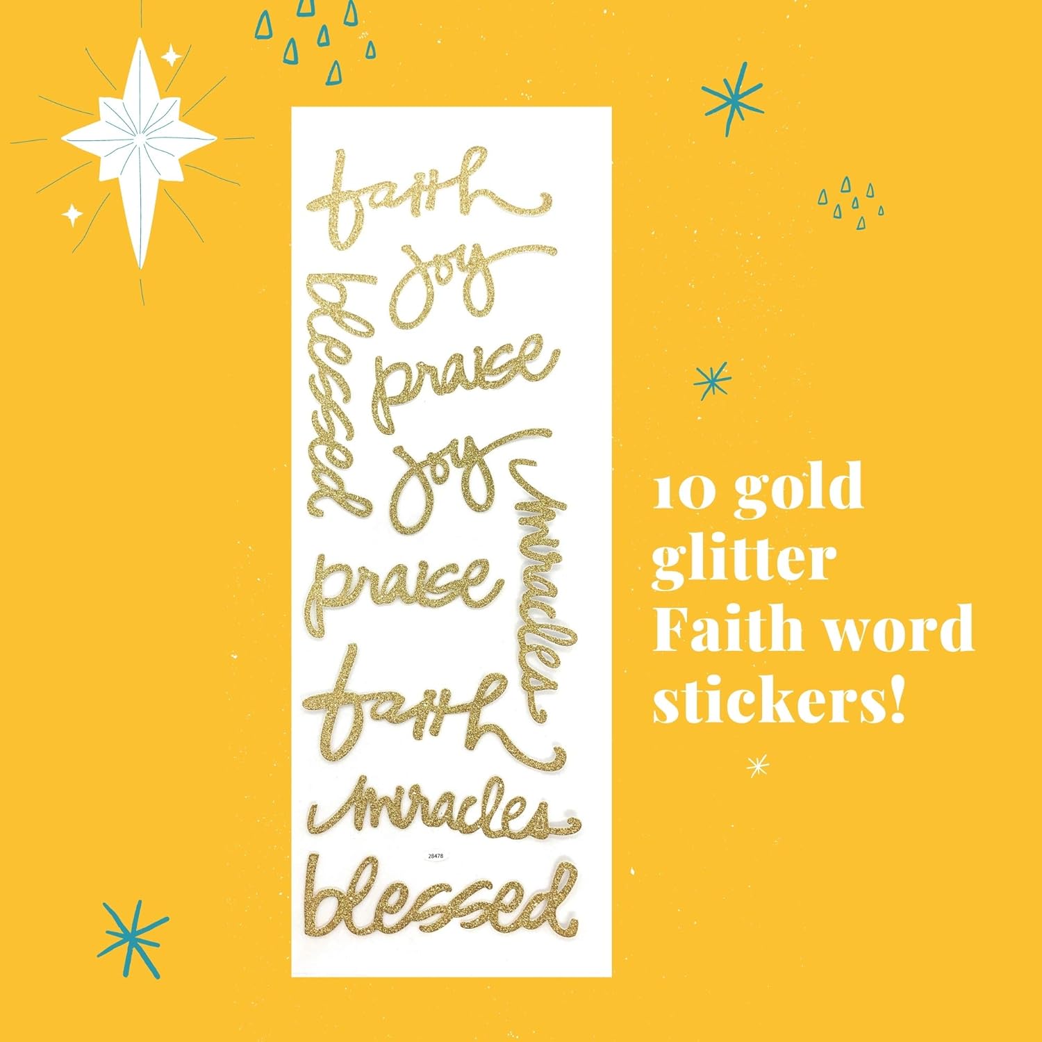 PaperPassion - Faith & Family Memories Scrapbook Kit | Religious Scrapbooking Theme Faith Stickers | Scrapbooking Supplies | Illustrated Faith Bible Journaling Supplies