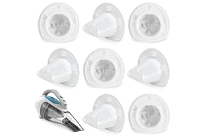ZOKLU 8 Pcs Reusable Black and Decker Handheld Vacuum Filter Replacement - Washable & Reusable VF110 Filter Compatible with (CHV9610, CHV1210, CHV1410, CHV1410B, CHV1410L, CHV1510)