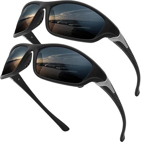 VIYSIOO Sports Polarized Sunglasses For Men Cycling Driving