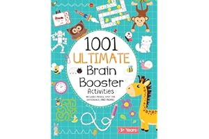 1001 Ultimate Brain Booster Activity book for 3 to 6 Years Old Kids |Enhance the Child Mind with Cognitive Excellence with In