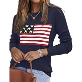 Ivicoer Womens Sweaters 2026 Trendy Long Sleeve Knit Pullover Light-Weight Crewneck Sweater Top S-XXL
