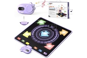 Joyjoz Dance Mat with Detachable Wireless Connect Music Player, Dance Toys Gifts for 6 7 8 9 10 11 12 Years Old Kids, Light-up Dance Pad for Birthday Xmas Gifts