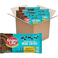 Enjoy Life Baking Chocolate Semi-Sweet Mini Chocolate Chips, Gluten Free, School Safe, Non GMO, Dairy Free, Soy Free, Vegan,