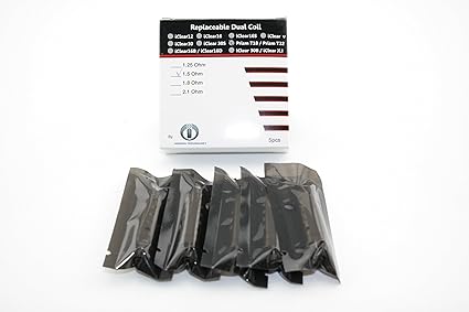 Original Innokin Prism Replaceable Dual Coil mit 1.5 Ohm - 5 Stück / Ersatz Coils für Prism T18 & T22 Atomizer