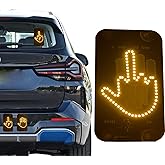 LED Middle Finger Sign for Car, Truck, Thank You Lights, Thumb Up Down Light, Cool Car Interior Light to Express Yourself, Co