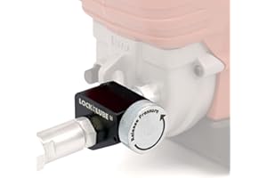 LockNLube Pressure Return Valve for Use with Cordless Grease Guns. No More Pressure Locks! Returns Grease to The Tube. Releases Hose backpressure.