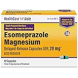 HealthCareAisle Esomeprazole Magnesium Delayed-Release Capsules, USP | Treats Frequent Heartburn | 20 mg | 42 Count