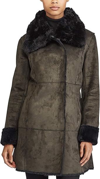 ralph lauren faux shearling jacket