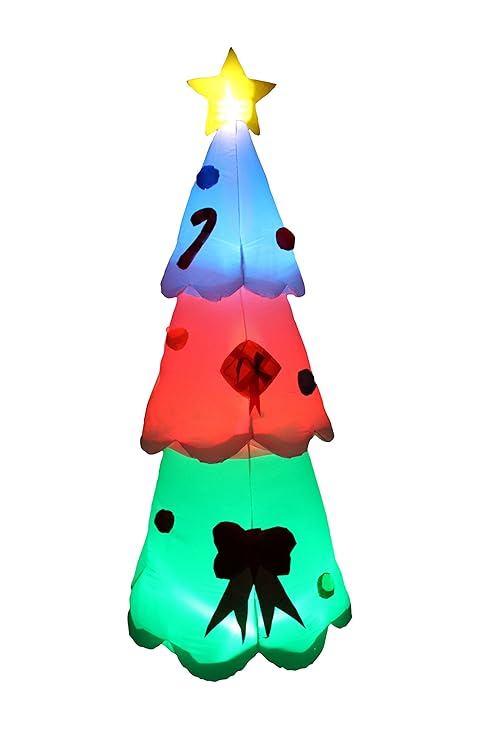 Inflatable Yard Decorations 7 Foot Tall Christmas Inflatable