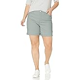 Gloria Vanderbilt Womens Amanda Basic Jean Shorts, Eucalyptus, 4 US