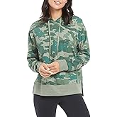 Danskin womens Side Slit Pullover Hoodie Sweatshirt