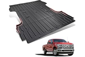 HOUCLEMIC Trunk Bed Mat for 2017-2024 Ford F-250 F-350, All Weather TPE Waterproof Guard Protection Super Duty 6.8FT Custom Bed Liner ﻿for 2024 F-250 F-350 Accessories