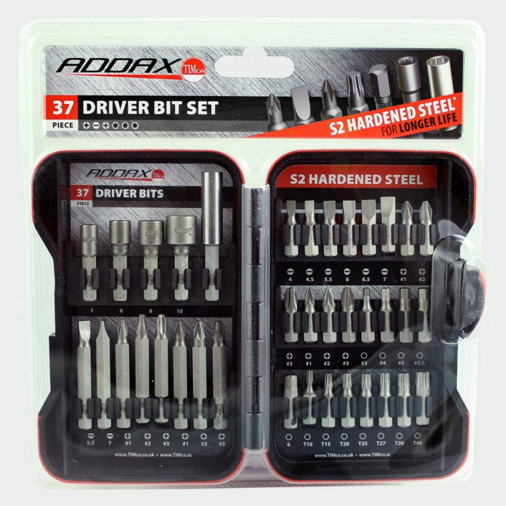 TIMCO Mixed S2 Driver Bit Set - 37pcs