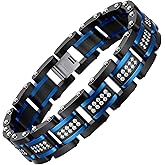 Ziallay Link Initial Bracelet Hip Hop Jewelry Gift Men Women Christmas Birthday Jewelry Gift Boyfriend Fashion Bracelet, Diamond, Two Tone Bracelet.