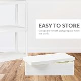Taylor & Brown 5 Tier Heavy Duty White Plastic Garage Storage Shelving Unit view 3