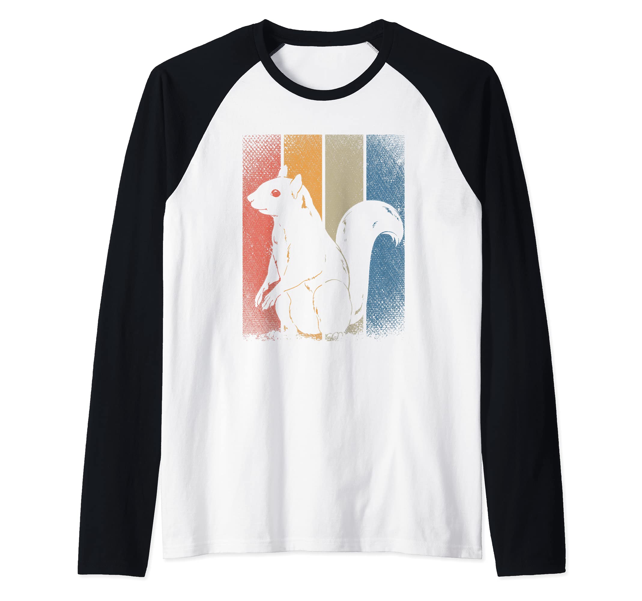 Retro Wildlife Forest Animal Squirrel Whisperer Squirrel Raglan Baseball Tee