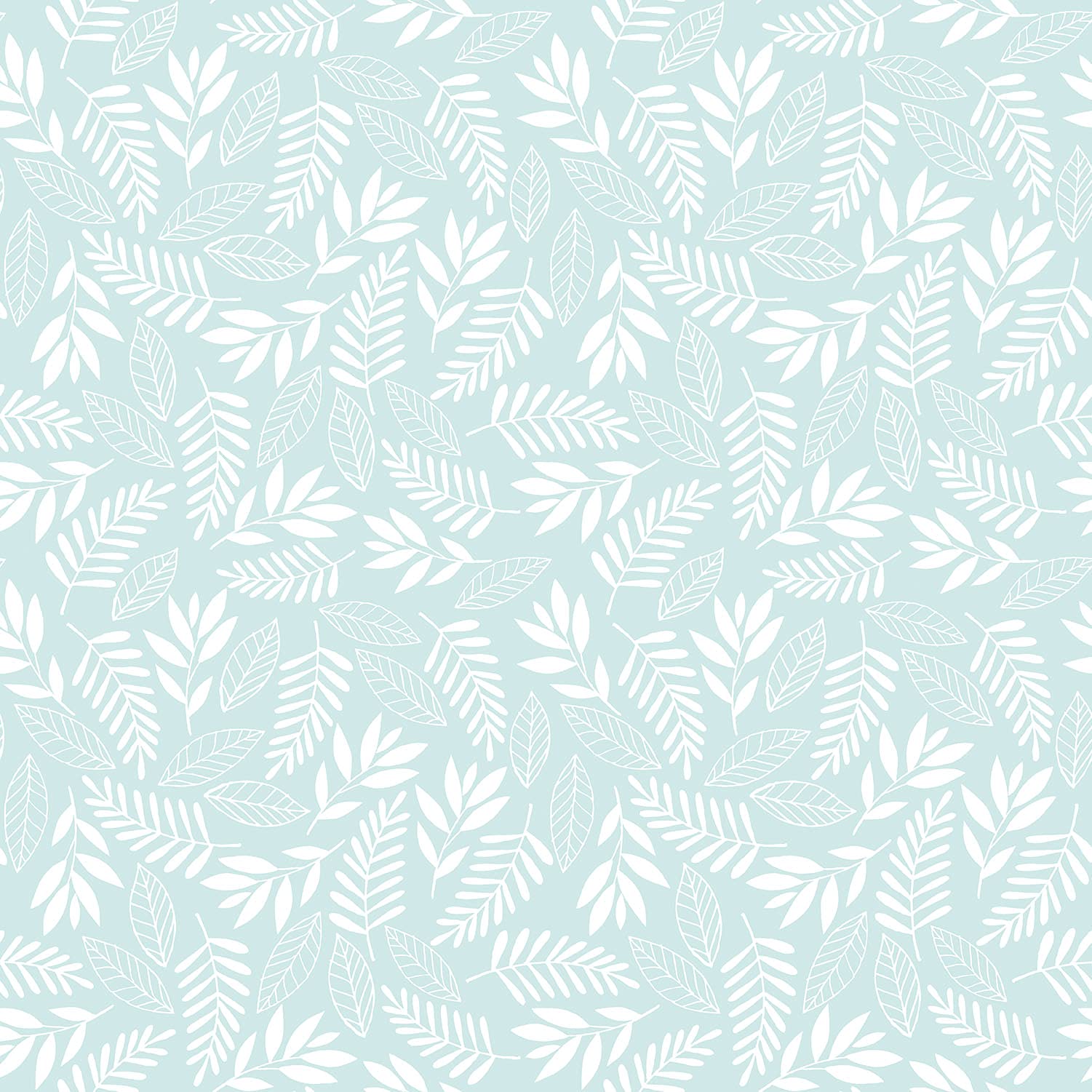 Galerie G78383 Tiny Tots 2 Koala Leaf Wallpaper, Turquoise/Glitter, 10m x 53cm