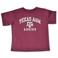 NCAA Texas A&M Aggies Toddler Short Sleeve Tee, 5/6