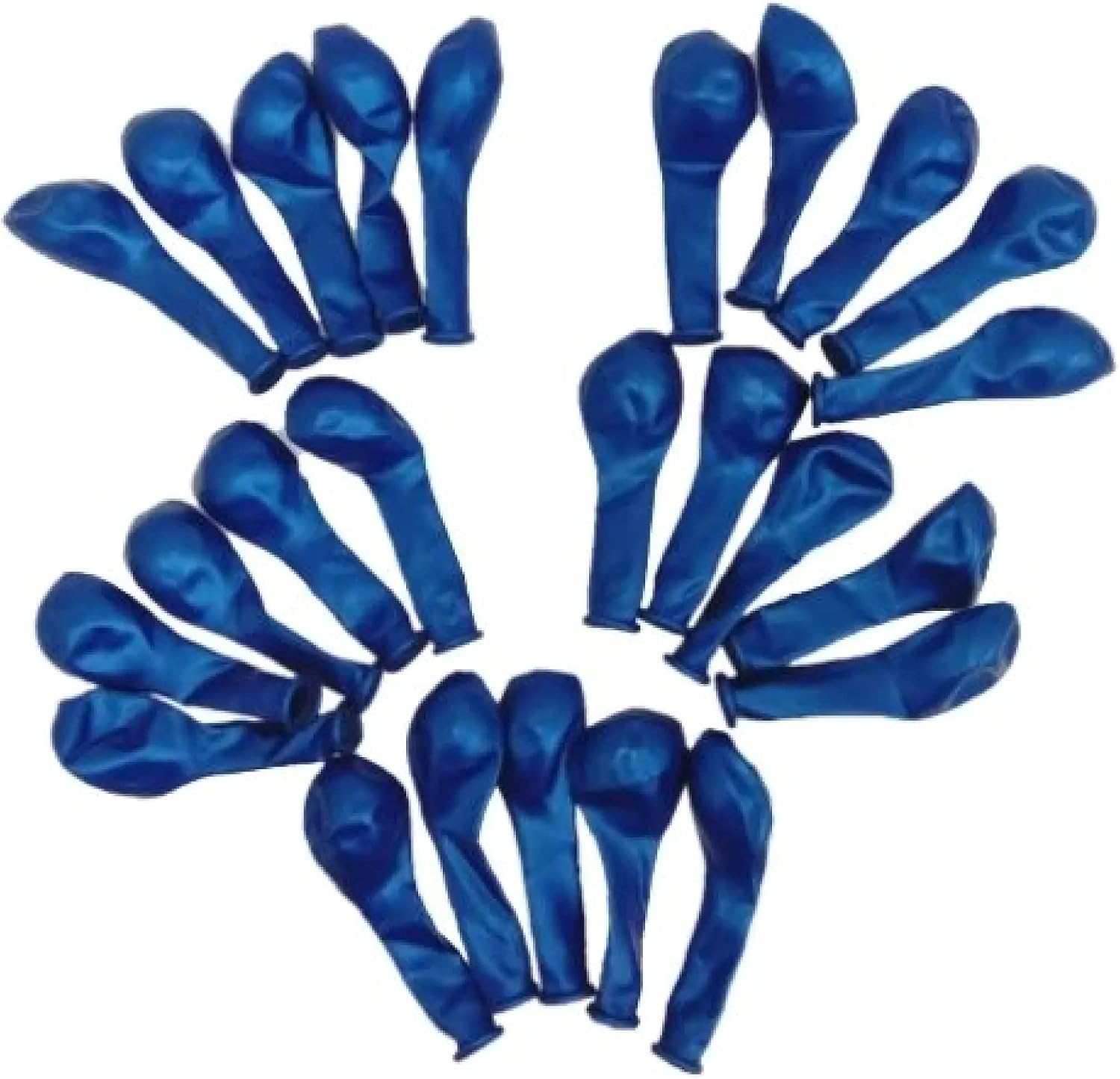 Metallic Blue Balloons 100 Pack, Large 12 Inch Thick Latex Biodegradable Helium Party Balloons for Birthday Wedding - Image 5