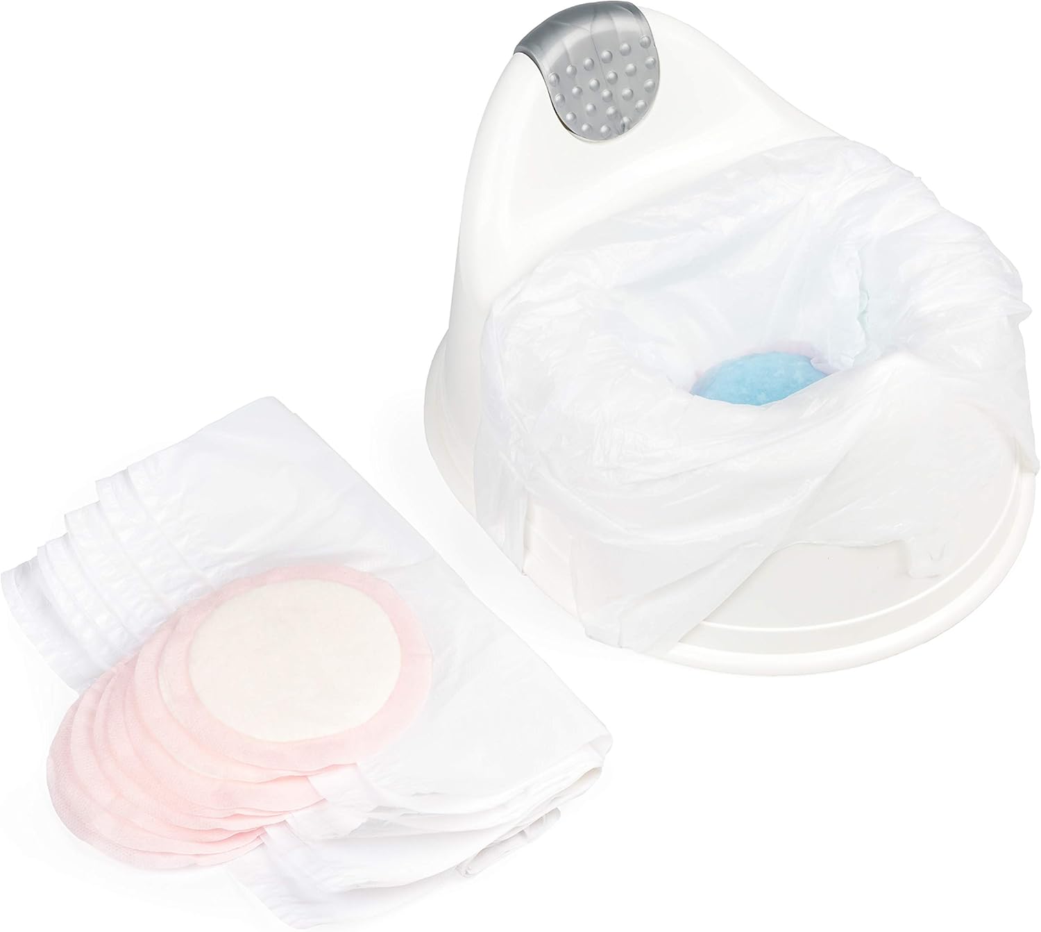 50 Premium Disposable Potty Liners with Absorbent Pad Portable