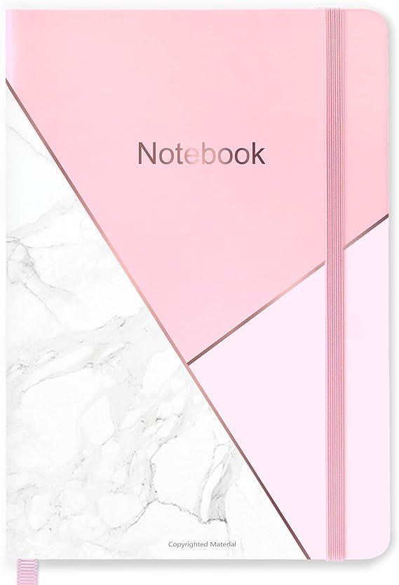 Notizbuch A5, Liniert Notizbuch mit 144 Seiten, Hardcover Journal mit