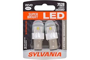 SYLVANIA ZEVO 7528 White LED Bulb, (Contains 2 Bulbs)