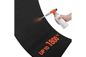 UCandy 12"X36" Fireproof Welding Blanket, 5mm Thickened Fire Resistant Carbon Felt Cloth, Flame Retardant Fabric for Stove Wick, Heat Shield for Soldering, Firepit, Smoker, Black