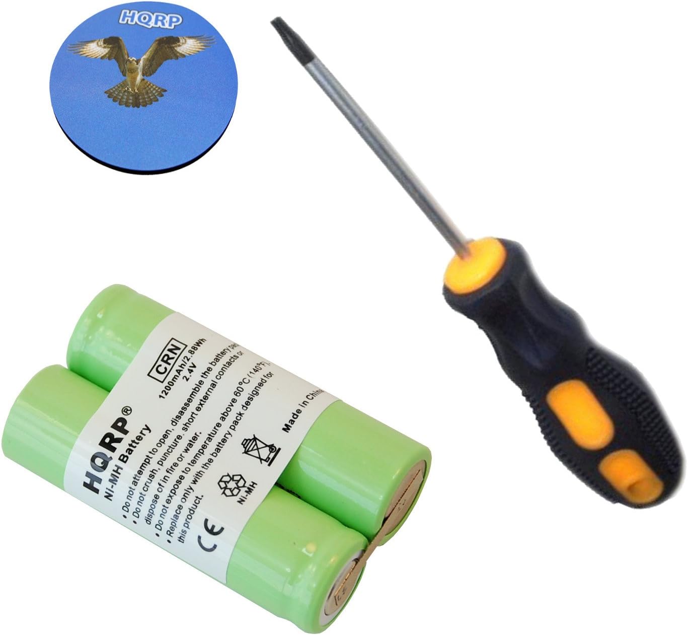 HQRPBattery fits Philips Norelco 5616X 5655X 5801XL 5802XL 5817XL 5818XL Razor/Shaver Plus Screwdriver