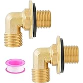 Worldwhere Wall Mount Commercial Faucet Installation kit,Brass 2 Pack Backsplash Mount Set for Stainless Steel Commercial Kitchen Prep & Utility Sink, G1/2