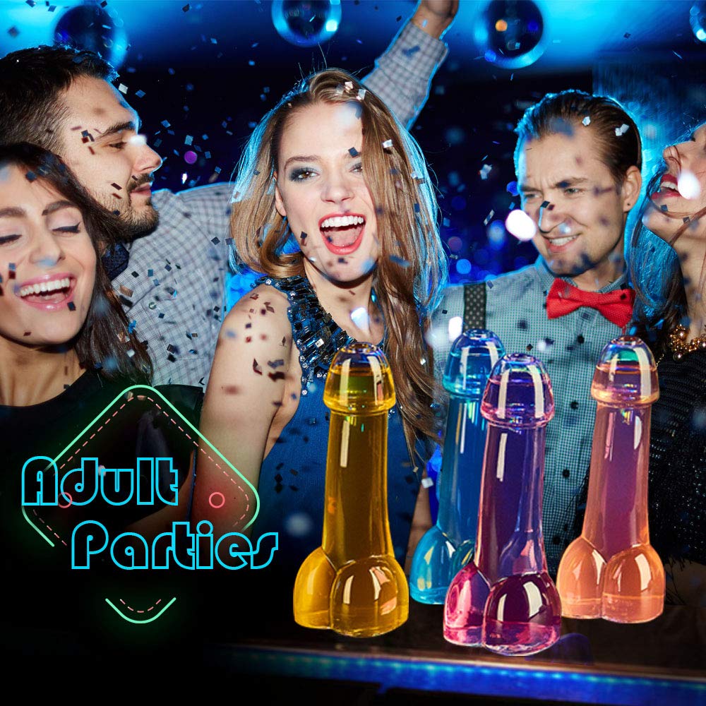 Novelties Bachelorette Party Cup -Feelingirl Wine Glasses Drinking Cups Suitable for Hens Night Adult Gathering Bar Night Club Personalized Gifts(3pcs/set)