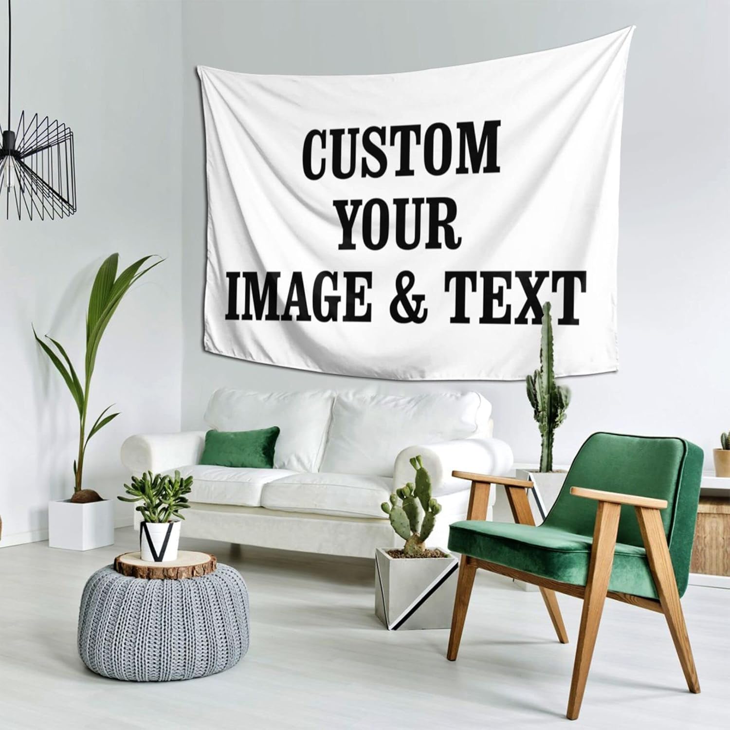 Tapestries - OHORTEB Custom Tapestry Personalized Backdrop with Photo and Text, Customized Wall Hanging for Wedding, Birthday, Father's Day, Mother's Day Best Gift and Bedroom Aesthetic for Family Friend 30x40in