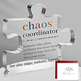 Thank You Decor Gifts for Women, Nurse, Her, Chaos Coordinator Gifts for Boss, Coworker, Manager, Office, Administrative Professional Day Gifts, Office Staff Appreciation Birthday Gifts