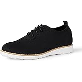 Amazon Essentials Women's Knit Oxford Dress Sneaker