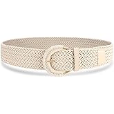 Braided Belt for Women Dress Summer Ladies Woven Wide Boho Belt for Jeans