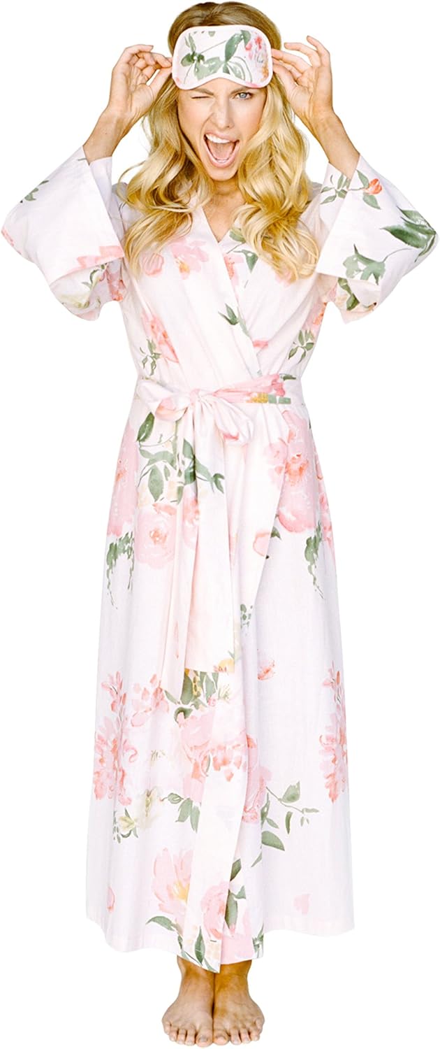 ankle length kimono robe