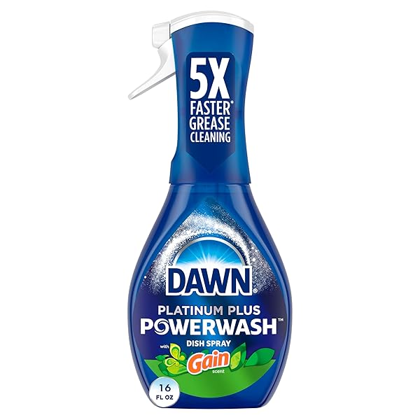 DAWN POWERWASH GAIN ORIGINAL DISH SPRAY, DISH SOAP STARTER KIT, 16 FL OZ