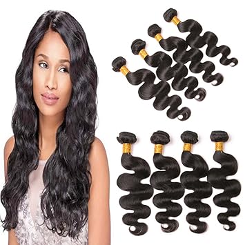 Amazon Com 4 Bundles Brazilian Body Wave Deals Hair Extensions