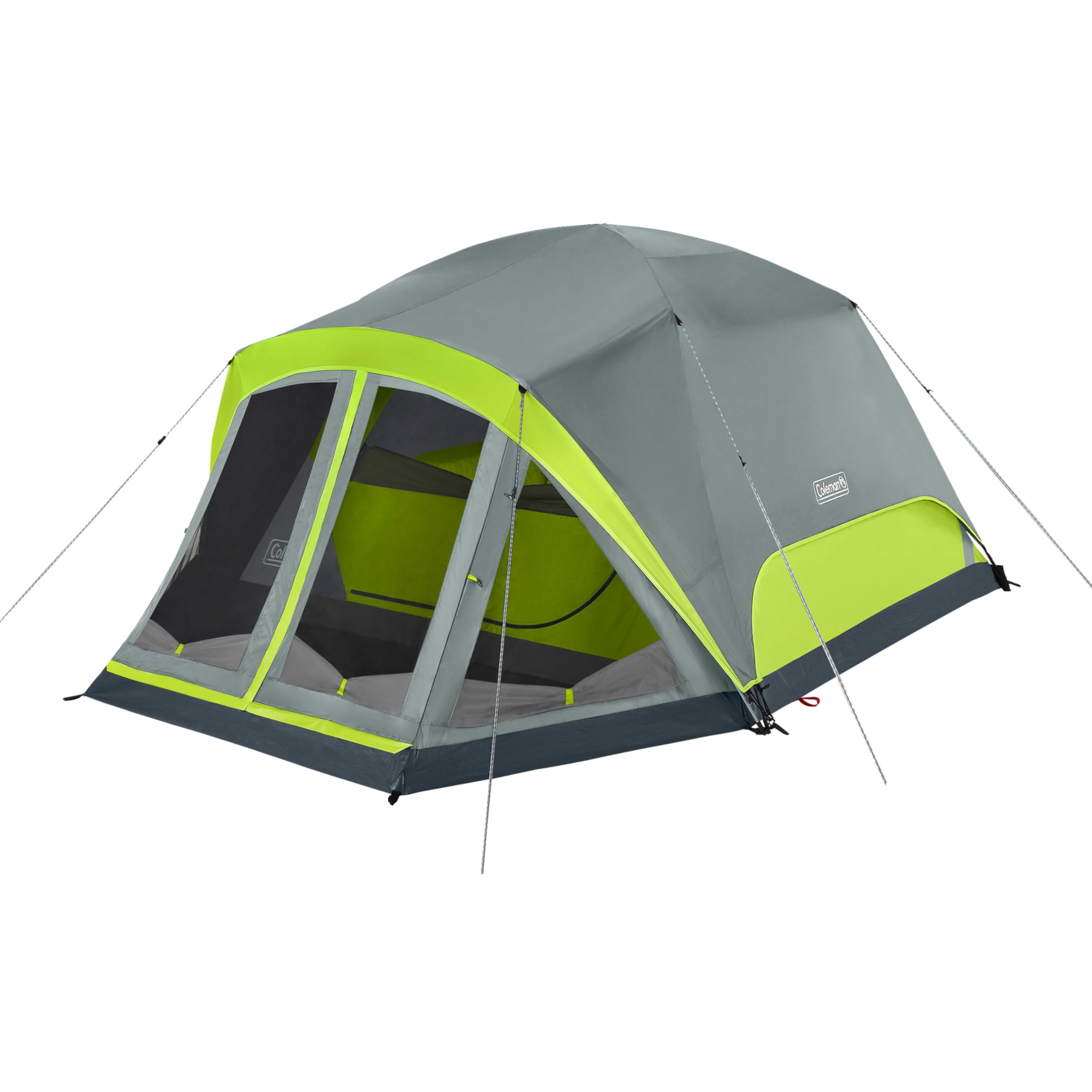 Photo 1 of Coleman Skydome Camping Tent with Screened Porch & 5-Minute Setup, Weatherproof 4/6/8 Person Tent with Rainfly & Carry Bag, Made of PFAS-Free Materials