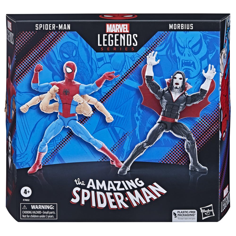 The Amazing Spider-Man Marvel Legends Pack 2 Figurines Spider-Man & Morbius 15 cm
