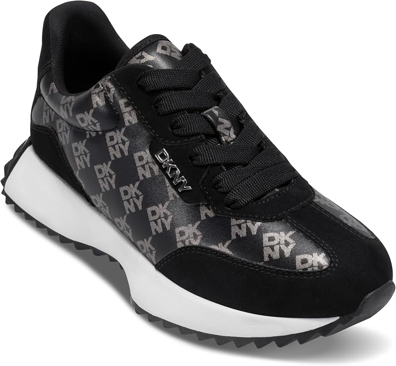 Naples-Lace Up - Zapatillas Deportivas para Mujer, Color Negro y níquel, Talla 38,5 EU, Negro y níquel, 38.5 EU