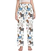 SUABO Womens Pajama Pants Dachshund Sleep Lounge Pj Bottoms with Pockets Elastic Waist Sleepwear Loungewear