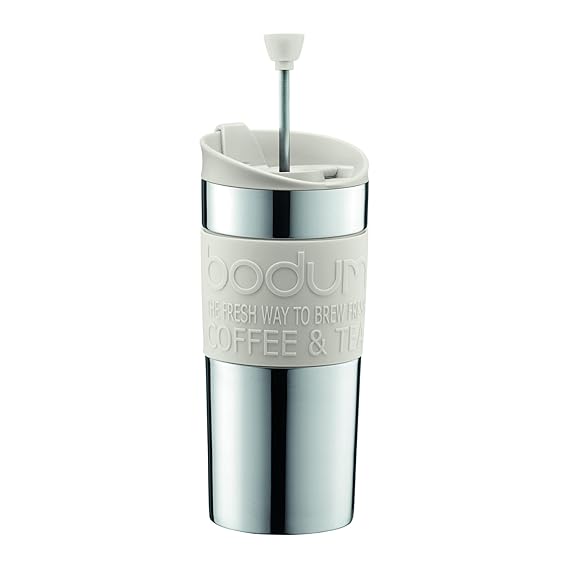 TRAVEL PRESS: Kaffeebereiter, 0.35 l, Edelstahl