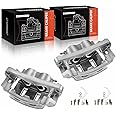 A-Premium Disc Brake Caliper Assembly with Bracket Compatible with Ford Excursion 2000-2005 F-250 Super Duty F-350 Super Duty 1999-2004 Front Left and Right Side 2-PC Set