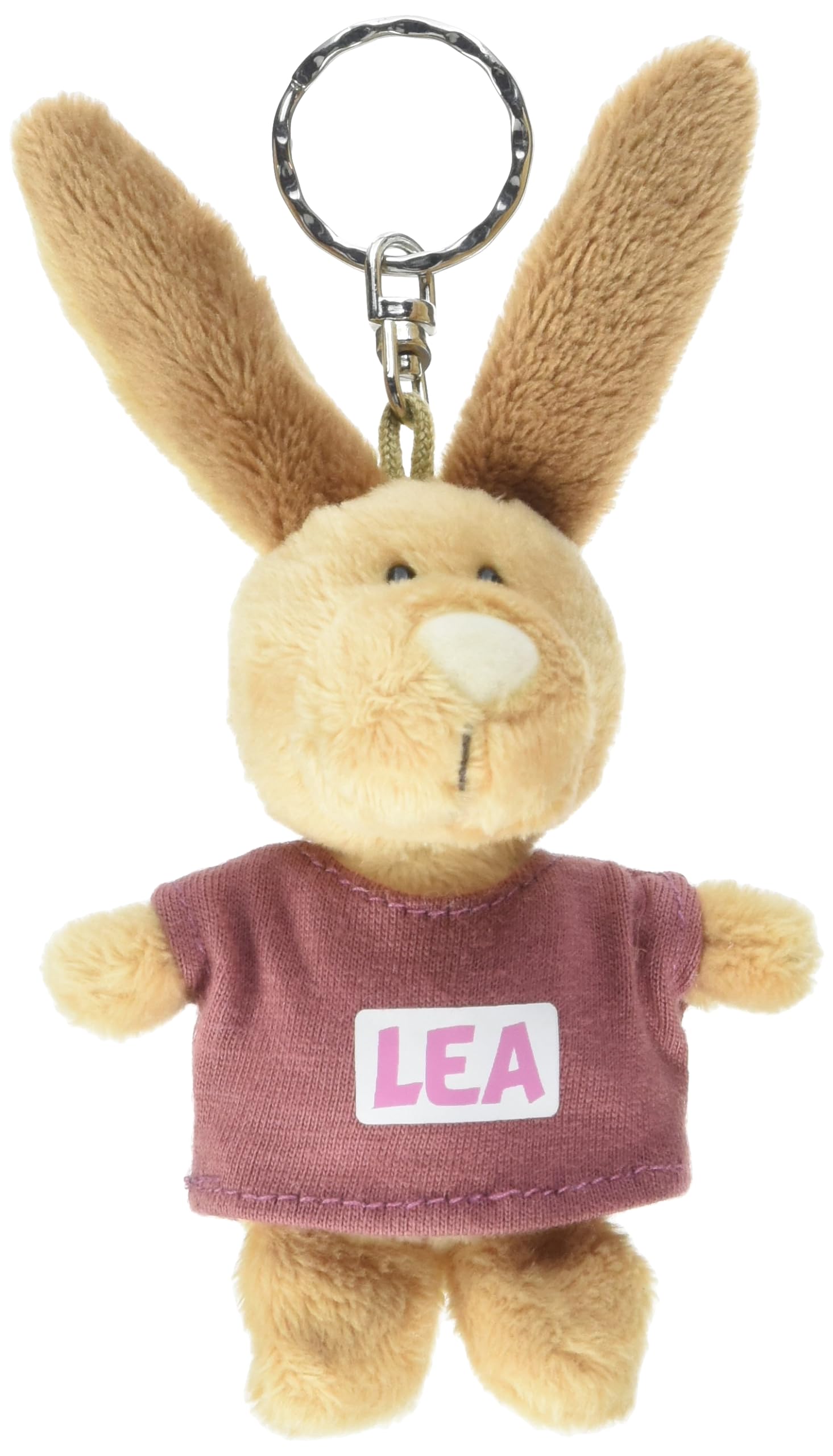 NICI Lea 44634 Keyring Rabbit with T-Shirt 10 cm