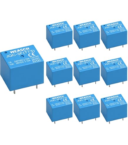 10pcs Panasonic PAD1A-18V Power Relay 3A 250VAC 4 Pins - General Purpose