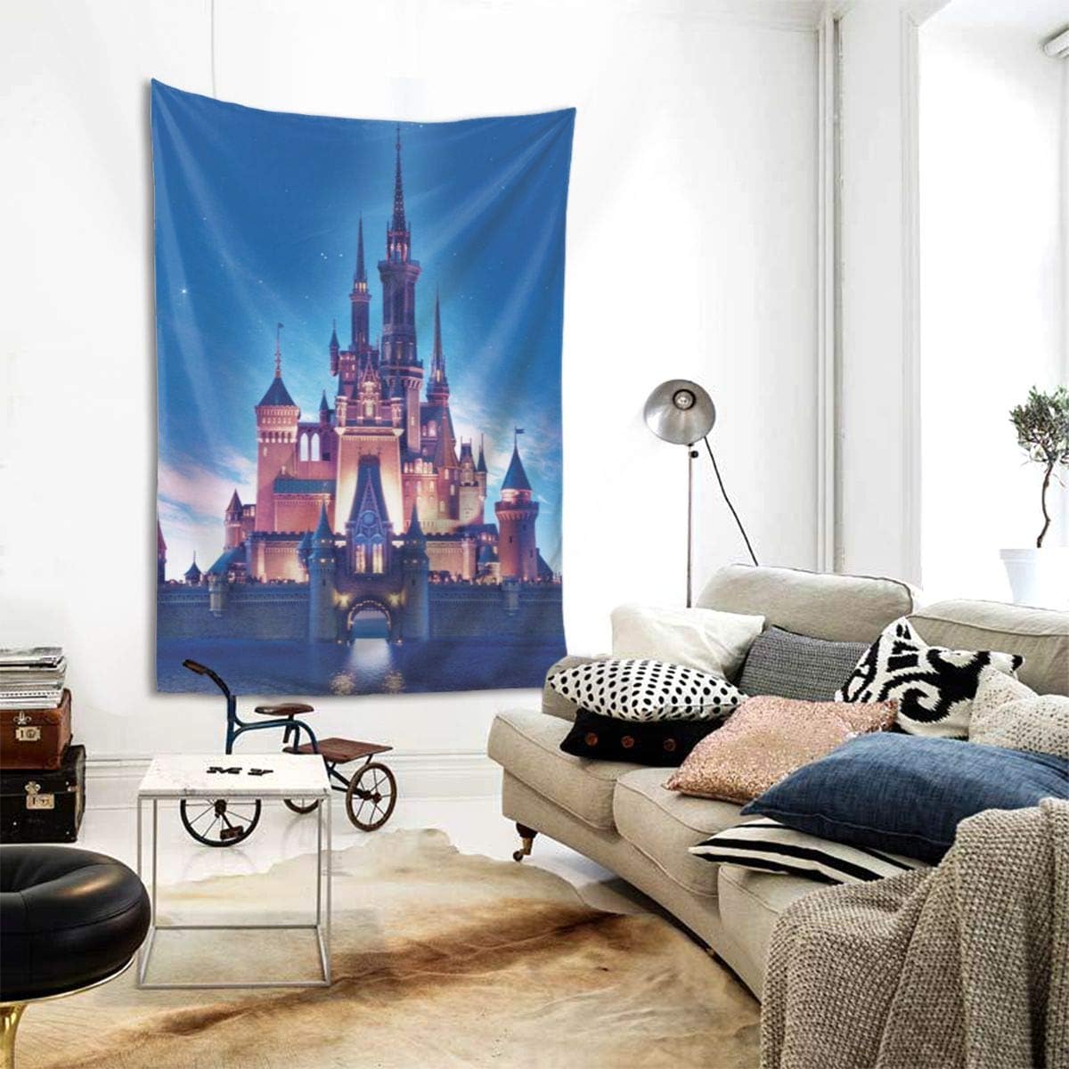 Amazon Co Jp 鳴き砂 ディズニー タペストリー ンテリア 多機能壁掛け 背景布 おしゃれ アニメ ファブリック装飾用品 おしゃれ モダンなアート 模様替え 部屋 個性ギフト 新居祝い 152cm 102cm ホーム キッチン