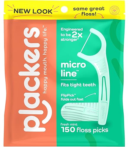 Amazon.com : Plackers Twin Line Dental Floss Picks, Dual-Line