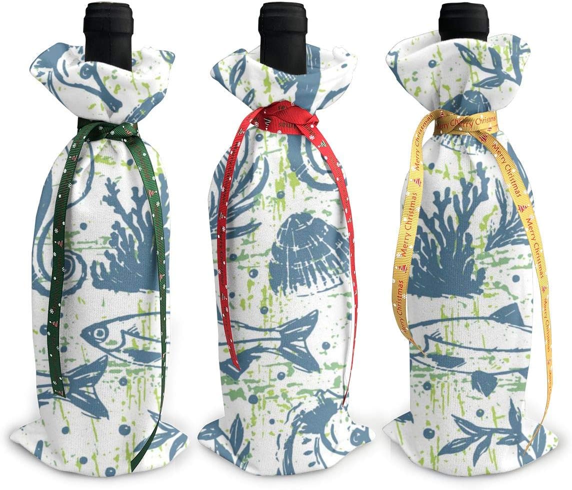 LYDOT - Juego de 3 Bolsas Reutilizables para Botellas de Vino con
